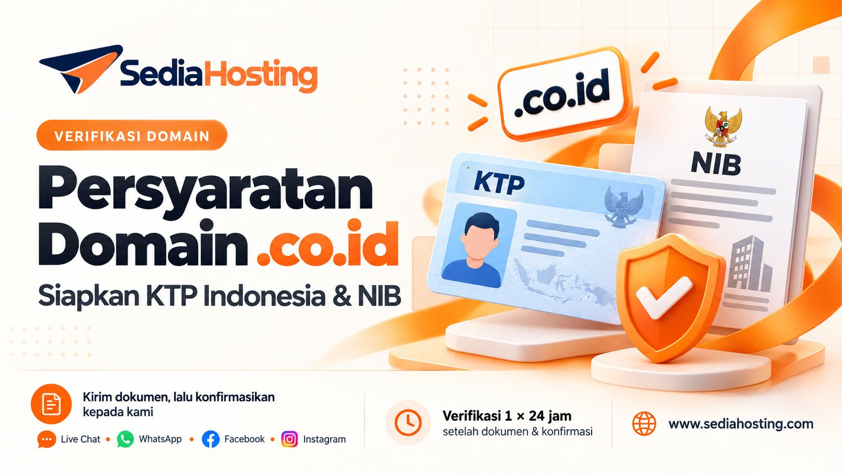 Persyaratan Domain co.id: Dokumen KTP, NIB, dan Verifikasi